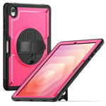 Supporto girevole con impugnatura a nido d'ape e custodia per tablet., For Samsung Galaxy Tab A11+ / A9+, For Samsung Galaxy Tab A11 / A9, For Samsung Galaxy Tab S10 Lite / S9 FE