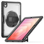 Supporto girevole con impugnatura a nido d'ape e custodia per tablet., For Samsung Galaxy Tab A11+ / A9+, For Samsung Galaxy Tab A11 / A9, For Samsung Galaxy Tab S10 Lite / S9 FE
