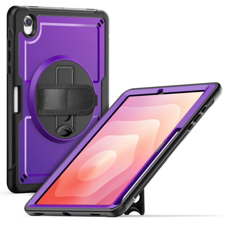 Supporto girevole con impugnatura a nido d'ape e custodia per tablet., For Samsung Galaxy Tab A11+ / A9+, For Samsung Galaxy Tab A11 / A9, For Samsung Galaxy Tab S10 Lite / S9 FE