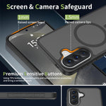 Custodia ibrida in TPU e PC con MagSafe, piacevole al tatto., For Samsung Galaxy A57 5G, For Samsung Galaxy A37 5G, For Samsung Galaxy A36 / A56 5G, For Samsung Galaxy A26 5G, For Samsung Galaxy A16 5G / 4G