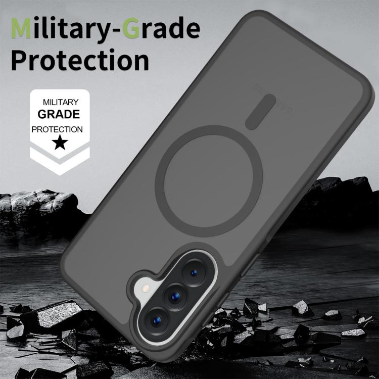 Custodia ibrida in TPU e PC con MagSafe, piacevole al tatto., For Samsung Galaxy A57 5G, For Samsung Galaxy A37 5G, For Samsung Galaxy A36 / A56 5G, For Samsung Galaxy A26 5G, For Samsung Galaxy A16 5G / 4G