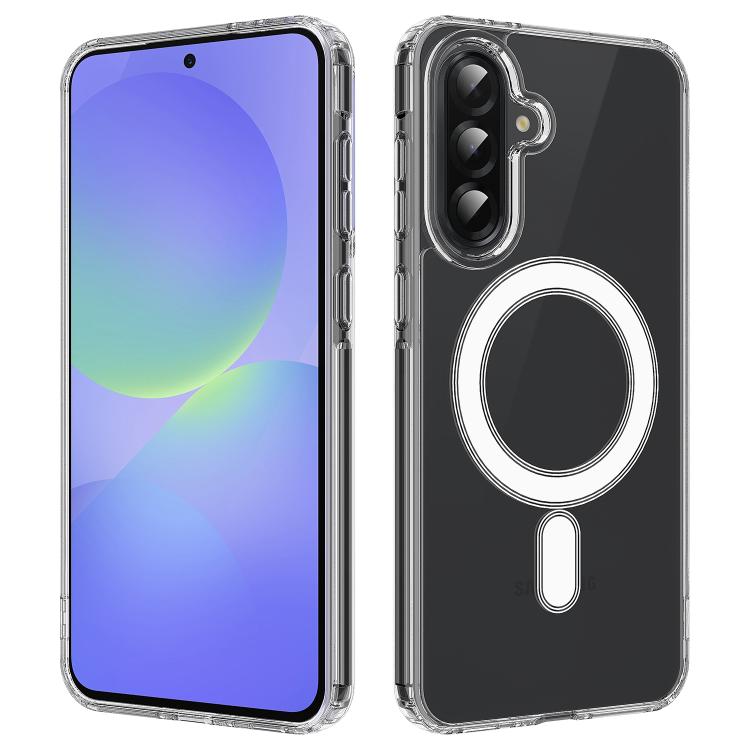 Custodia magnetica MagSafe per telefono in acrilico TPU, For Galaxy A07 / M17e / F07e / A08, For Galaxy A17 / F17 / M17 / A18, For Samsung Galaxy A57 5G, For Samsung Galaxy A37 5G, For Galaxy A27 5G, For Samsung Galaxy A06 5G / 4G                      ...