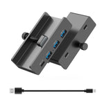 Hub USB 3 porte e Type-C ORICO HCL-3A1C-Pro in alluminio