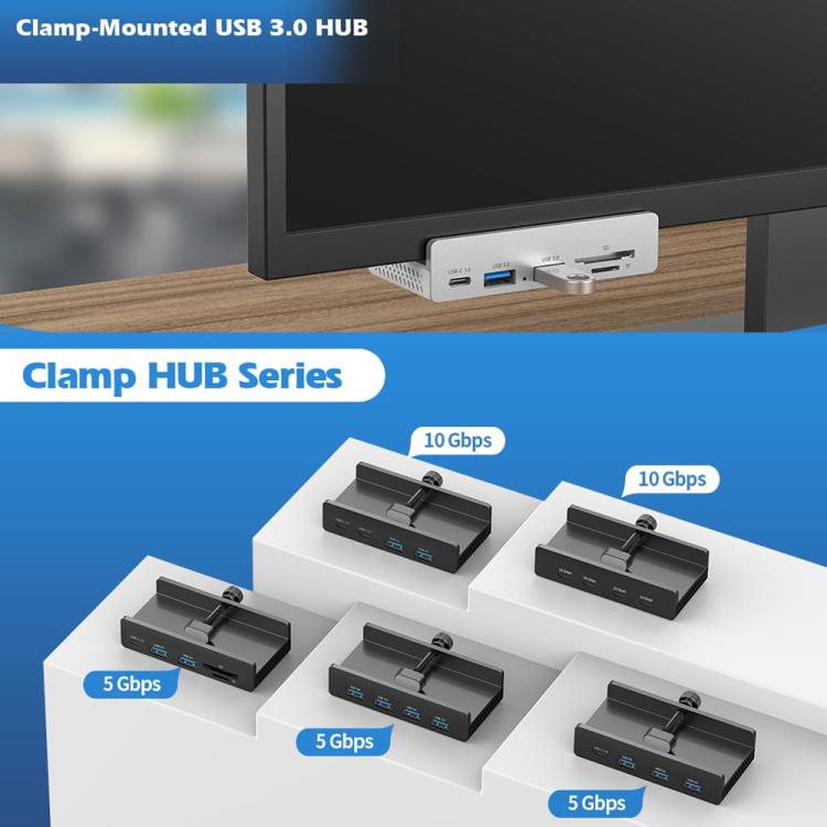 Hub USB e Type-C in lega di alluminio ORICO