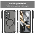 Custodia magnetica per telefono Armor Glaze MagSafe, For Samsung Galaxy S25 FE 5G, For Samsung Galaxy S25 Edge 5G, For Samsung Galaxy S25 5G, For Samsung Galaxy S25+ 5G