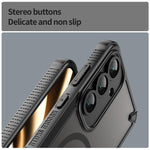 Custodia magnetica per telefono Armor Glaze MagSafe, For Samsung Galaxy S25 FE 5G, For Samsung Galaxy S25 Edge 5G, For Samsung Galaxy S25 5G, For Samsung Galaxy S25+ 5G