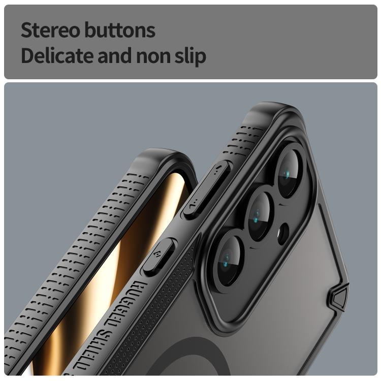 Custodia magnetica per telefono Armor Glaze MagSafe, For Samsung Galaxy S25 FE 5G, For Samsung Galaxy S25 Edge 5G, For Samsung Galaxy S25 5G, For Samsung Galaxy S25+ 5G