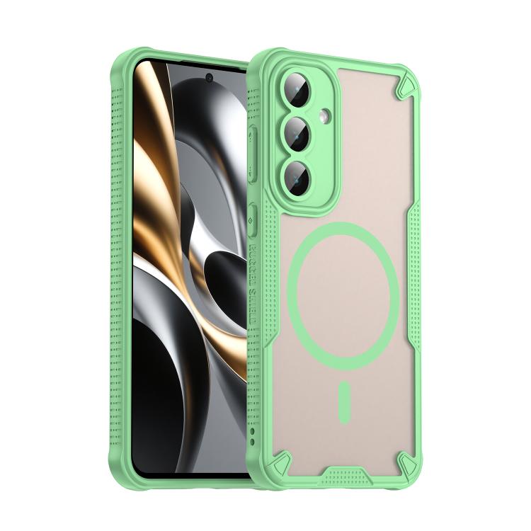 Custodia magnetica per telefono Armor Glaze MagSafe, For Samsung Galaxy S25 FE 5G, For Samsung Galaxy S25 Edge 5G, For Samsung Galaxy S25 5G, For Samsung Galaxy S25+ 5G
