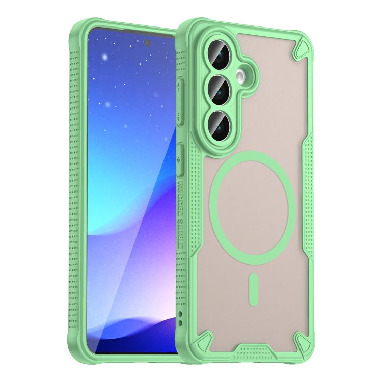 Custodia magnetica per telefono Armor Glaze MagSafe, For Galaxy S26 FE 5G, For Samsung Galaxy S26+ 5G, For Samsung Galaxy S26 Ultra 5G, For Samsung Galaxy S26 5G