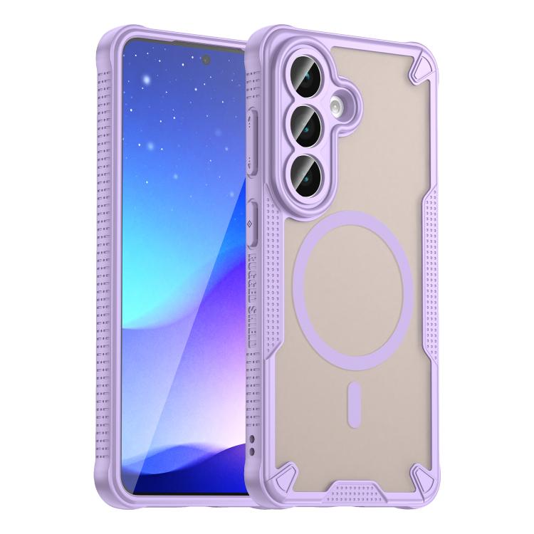 Custodia magnetica per telefono Armor Glaze MagSafe, For Galaxy S26 FE 5G, For Samsung Galaxy S26+ 5G, For Samsung Galaxy S26 Ultra 5G, For Samsung Galaxy S26 5G