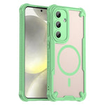 Custodia magnetica per telefono Armor Glaze MagSafe, For Samsung Galaxy S25 FE 5G, For Samsung Galaxy S25 Edge 5G, For Samsung Galaxy S25 5G, For Samsung Galaxy S25+ 5G