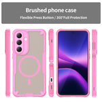 Custodia magnetica per telefono Armor Glaze MagSafe, For Galaxy S26 FE 5G, For Samsung Galaxy S26+ 5G, For Samsung Galaxy S26 Ultra 5G, For Samsung Galaxy S26 5G