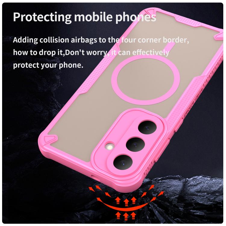 Custodia magnetica per telefono Armor Glaze MagSafe, For Galaxy S26 FE 5G, For Samsung Galaxy S26+ 5G, For Samsung Galaxy S26 Ultra 5G, For Samsung Galaxy S26 5G