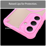 Custodia magnetica per telefono Armor Glaze MagSafe, For Galaxy S26 FE 5G, For Samsung Galaxy S26+ 5G, For Samsung Galaxy S26 Ultra 5G, For Samsung Galaxy S26 5G