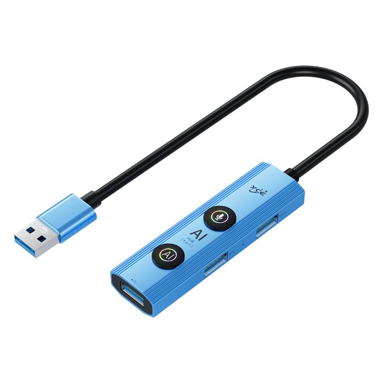 YCE V295A 5 in 1 USB3.0 HUB Adapter AI Docking Station, 5 in 1 USB3.0