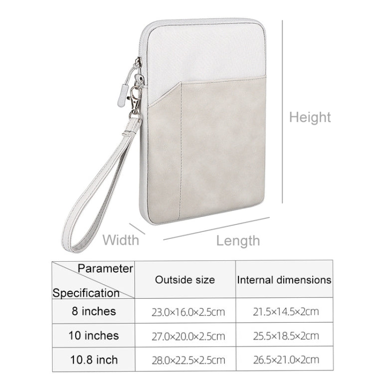 Borsa da trasporto con custodia in feltro per tablet fino a 10,8"