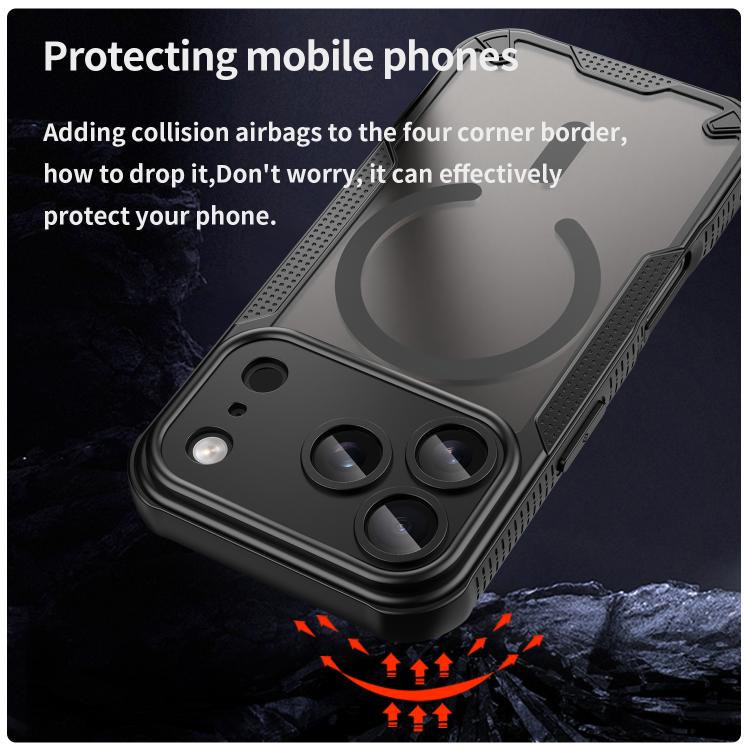 Custodia magnetica per telefono Armor Glaze MagSafe, For iPhone 17 Pro, For iPhone 17, For iPhone Air