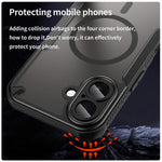 Custodia magnetica per telefono Armor Glaze MagSafe, For iPhone 18, For iPhone 18 Pro, For iPhone 18 Pro Max, For iPhone 17 Pro Max