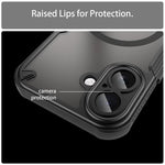 Custodia magnetica per telefono Armor Glaze MagSafe, For iPhone 18, For iPhone 18 Pro, For iPhone 18 Pro Max, For iPhone 17 Pro Max