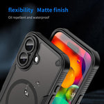 Custodia magnetica per telefono Armor Glaze MagSafe, For iPhone 18, For iPhone 18 Pro, For iPhone 18 Pro Max, For iPhone 17 Pro Max
