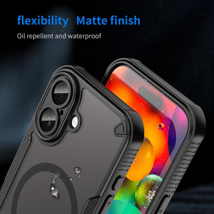 Custodia magnetica per telefono Armor Glaze MagSafe, For iPhone 18, For iPhone 18 Pro, For iPhone 18 Pro Max, For iPhone 17 Pro Max