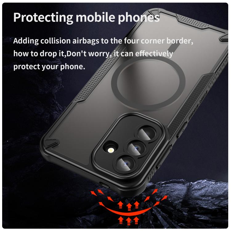 Custodia magnetica per telefono Armor Glaze MagSafe, For Samsung Galaxy A57 5G, For Samsung Galaxy A37 5G, For Samsung Galaxy A06 5G, For Samsung Galaxy A56 5G