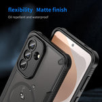 Custodia magnetica per telefono Armor Glaze MagSafe, For Samsung Galaxy A57 5G, For Samsung Galaxy A37 5G, For Samsung Galaxy A06 5G, For Samsung Galaxy A56 5G