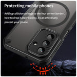 Custodia magnetica per telefono Armor Glaze MagSafe, For Galaxy A26 5G, For Samsung Galaxy A16 4G, For Samsung Galaxy A16 5G