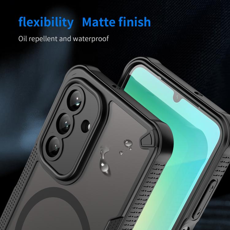 Custodia magnetica per telefono Armor Glaze MagSafe, For Galaxy A26 5G, For Samsung Galaxy A16 4G, For Samsung Galaxy A16 5G