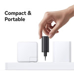 Caricabatterie rapido USAMS 30W con cavo USB-C retrattile