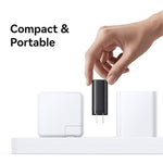 USAMS CC300 caricabatterie rapido 65W con cavo USB-C retrattile