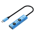 Hub USB-C 7 in 1 YCE V297 con uscita 4K compatibile Type-C