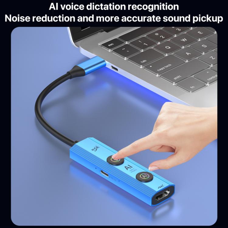 Hub USB-C 7 in 1 YCE V297 con uscita 4K compatibile Type-C