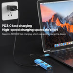 Hub USB-C 7 in 1 YCE V297A con uscita video 8K