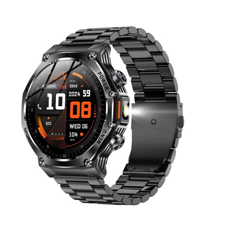 Smartwatch AK82 con Bluetooth, supporto per il monitoraggio dell'ossigeno nel sangue, della pressione sanguigna, della frequenza cardiaca e per il fitness tracker sportivo.