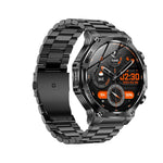 Smartwatch AK82 con Bluetooth, supporto per il monitoraggio dell'ossigeno nel sangue, della pressione sanguigna, della frequenza cardiaca e per il fitness tracker sportivo.