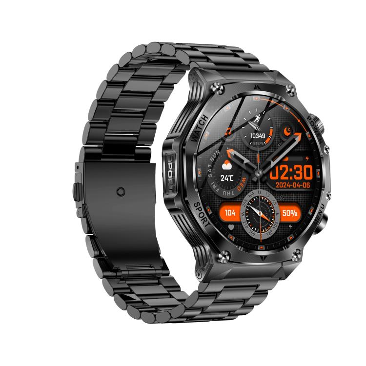 Smartwatch AK82 con Bluetooth, supporto per il monitoraggio dell'ossigeno nel sangue, della pressione sanguigna, della frequenza cardiaca e per il fitness tracker sportivo.