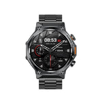 Smartwatch AK82 con Bluetooth, supporto per il monitoraggio dell'ossigeno nel sangue, della pressione sanguigna, della frequenza cardiaca e per il fitness tracker sportivo.