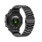Smartwatch AK82 con Bluetooth, supporto per il monitoraggio dell'ossigeno nel sangue, della pressione sanguigna, della frequenza cardiaca e per il fitness tracker sportivo.