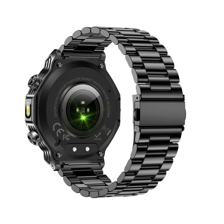 Smartwatch AK82 con Bluetooth, supporto per il monitoraggio dell'ossigeno nel sangue, della pressione sanguigna, della frequenza cardiaca e per il fitness tracker sportivo.