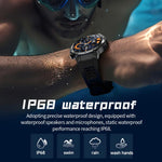 Smartwatch AK82 con Bluetooth, supporto per il monitoraggio dell'ossigeno nel sangue, della pressione sanguigna, della frequenza cardiaca e per il fitness tracker sportivo.