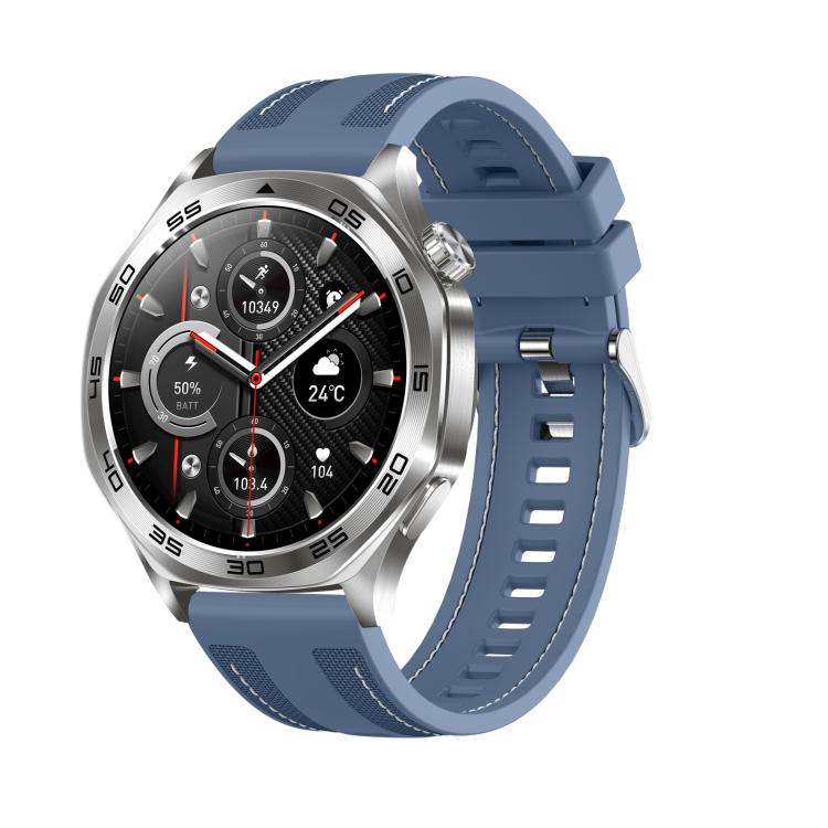 Smartwatch AK83 con chiamate Bluetooth, supporto per il monitoraggio della pressione sanguigna, della frequenza cardiaca e della salute durante l'attività sportiva.