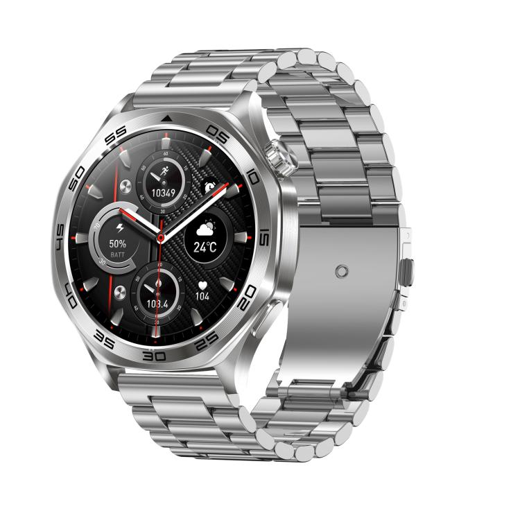 Smartwatch AK83 con chiamate Bluetooth, supporto per il monitoraggio della pressione sanguigna, della frequenza cardiaca e della salute durante l'attività sportiva.