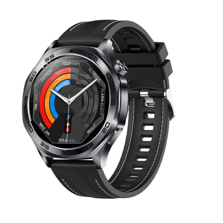Smartwatch AK83 con chiamate Bluetooth, supporto per il monitoraggio della pressione sanguigna, della frequenza cardiaca e della salute durante l'attività sportiva.
