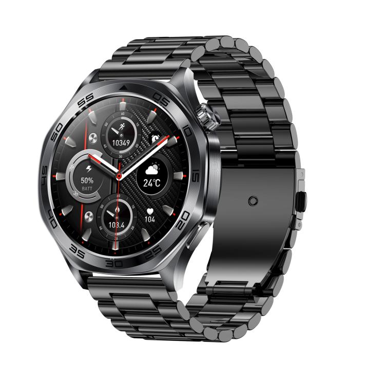 Smartwatch AK83 con chiamate Bluetooth, supporto per il monitoraggio della pressione sanguigna, della frequenza cardiaca e della salute durante l'attività sportiva.