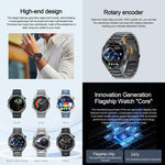 Smartwatch AK83 con chiamate Bluetooth, supporto per il monitoraggio della pressione sanguigna, della frequenza cardiaca e della salute durante l'attività sportiva.