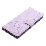 Custodia per telefono in pelle con triangoli in rilievo, For iPhone 15 Pro, For iPhone 15 Plus, For iPhone 15, For iPhone 14 Plus