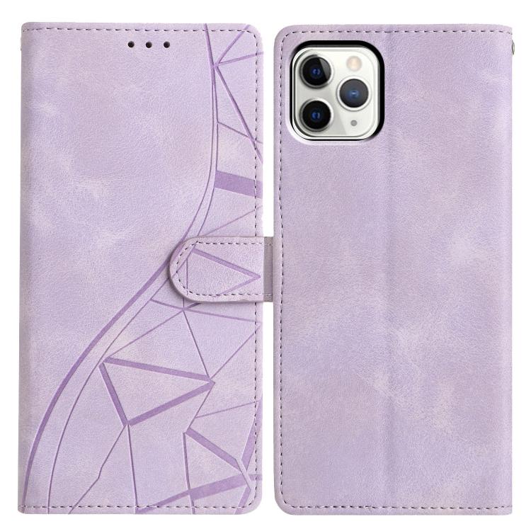 Custodia per telefono in pelle con triangoli in rilievo, For iPhone 12 Pro Max, For iPhone 11 Pro Max, For iPhone 11, For iPhone 11 Pro