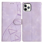 Custodia per telefono in pelle con triangoli in rilievo, For iPhone 12 Pro Max, For iPhone 11 Pro Max, For iPhone 11, For iPhone 11 Pro