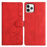 Custodia per telefono in pelle con triangoli in rilievo, For iPhone 12 Pro Max, For iPhone 11 Pro Max, For iPhone 11, For iPhone 11 Pro